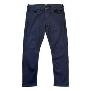 Paige Croft Skinny Jeans Mens 34 Inkwell Dark Blue Denim W4010 DNM521